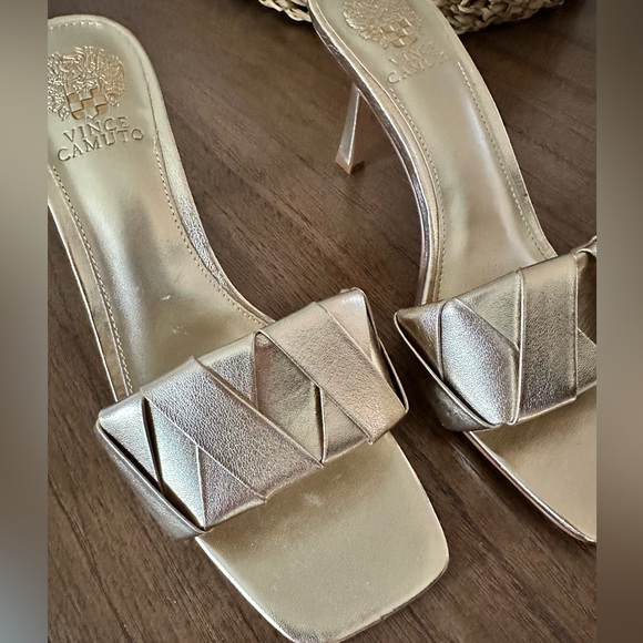 Vince Camuto Endonta Pintucked Braided Heeled Sandal - Picture 8 of 8